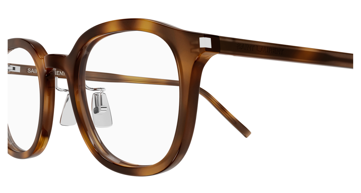 Saint Laurent Corner Angle SL 959/J Havane 002 vue de profil - Les Lunettes de Pauline