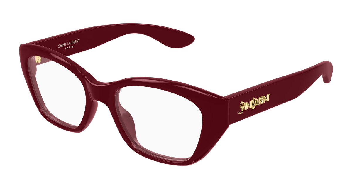 Saint Laurent SL Logo SL 924/F Rouge 005 vue trois-quarts - Les Lunettes de Pauline