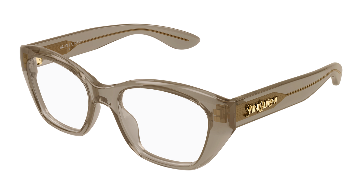 Saint Laurent SL Logo SL 924 Brun 003 vue trois-quarts - Les Lunettes de Pauline