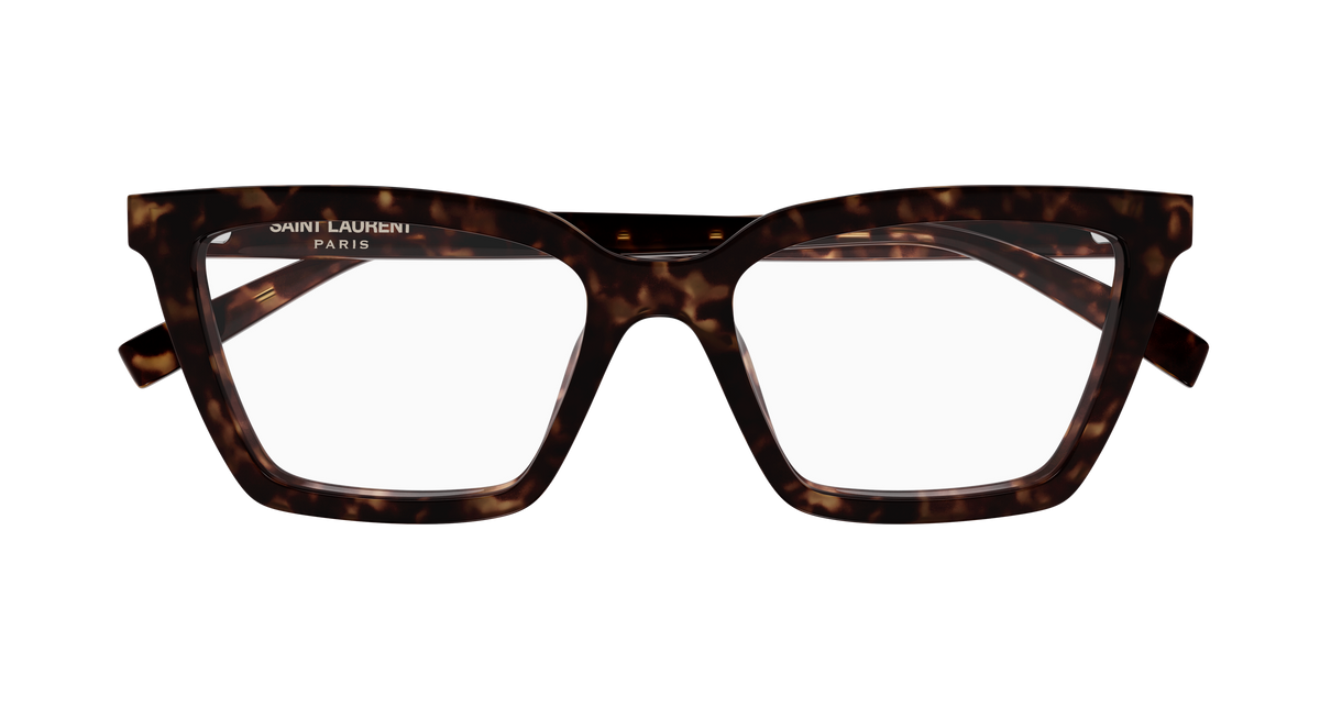Saint Laurent SL Logo SL 912 Havane 002 de face - Les Lunettes de Pauline