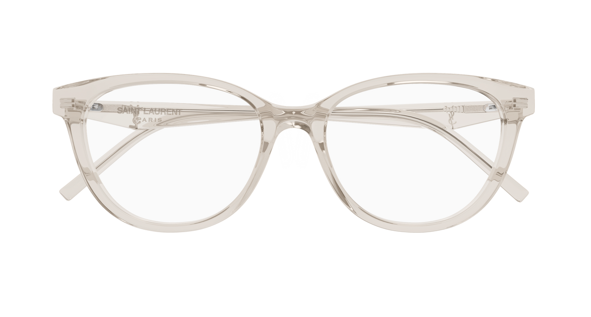 Saint Laurent Monogram SL M188/F Beige 004 de face - Les Lunettes de Pauline