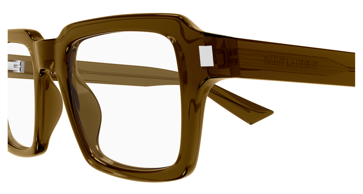 Saint Laurent Corner Angle SL 947 OPT Brun 003 vue de profil - Les Lunettes de Pauline
