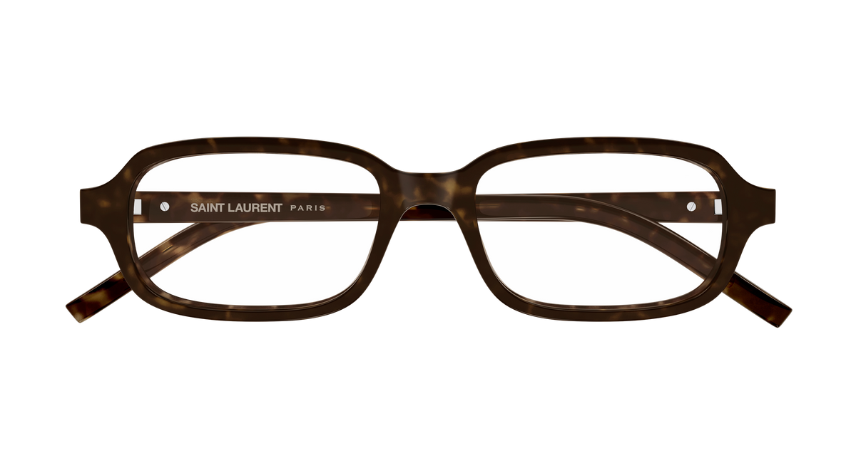 Saint Laurent Monogram SL M180 Havane 002 de face - Les Lunettes de Pauline