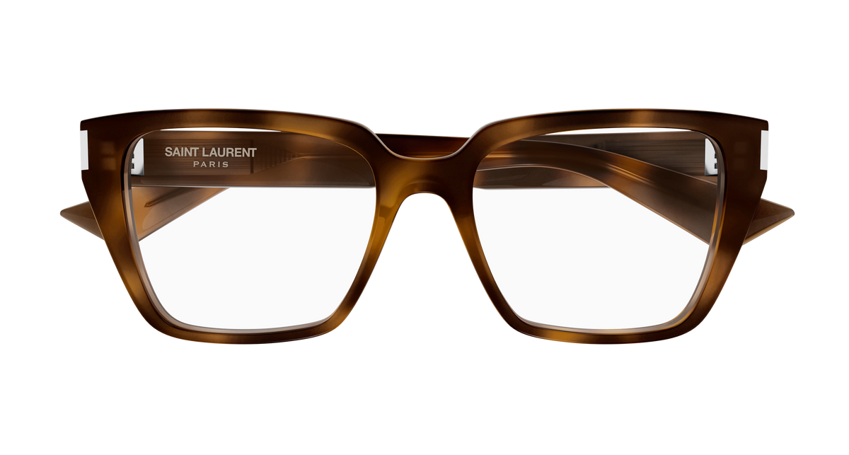 Saint Laurent Corner Angle SL 930 Havane 002 de face - Les Lunettes de Pauline