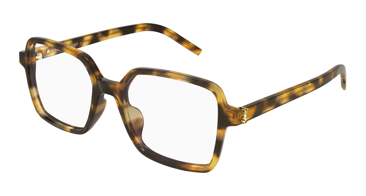 Saint Laurent Monogram SL M139 Havane 014 vue trois-quarts - Les Lunettes de Pauline