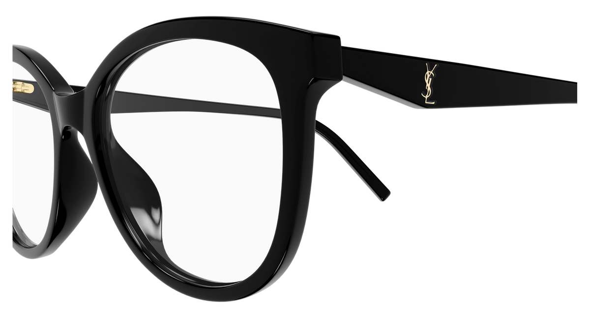 Saint Laurent Monogram SL M184 Noir 001 vue de profil - Les Lunettes de Pauline