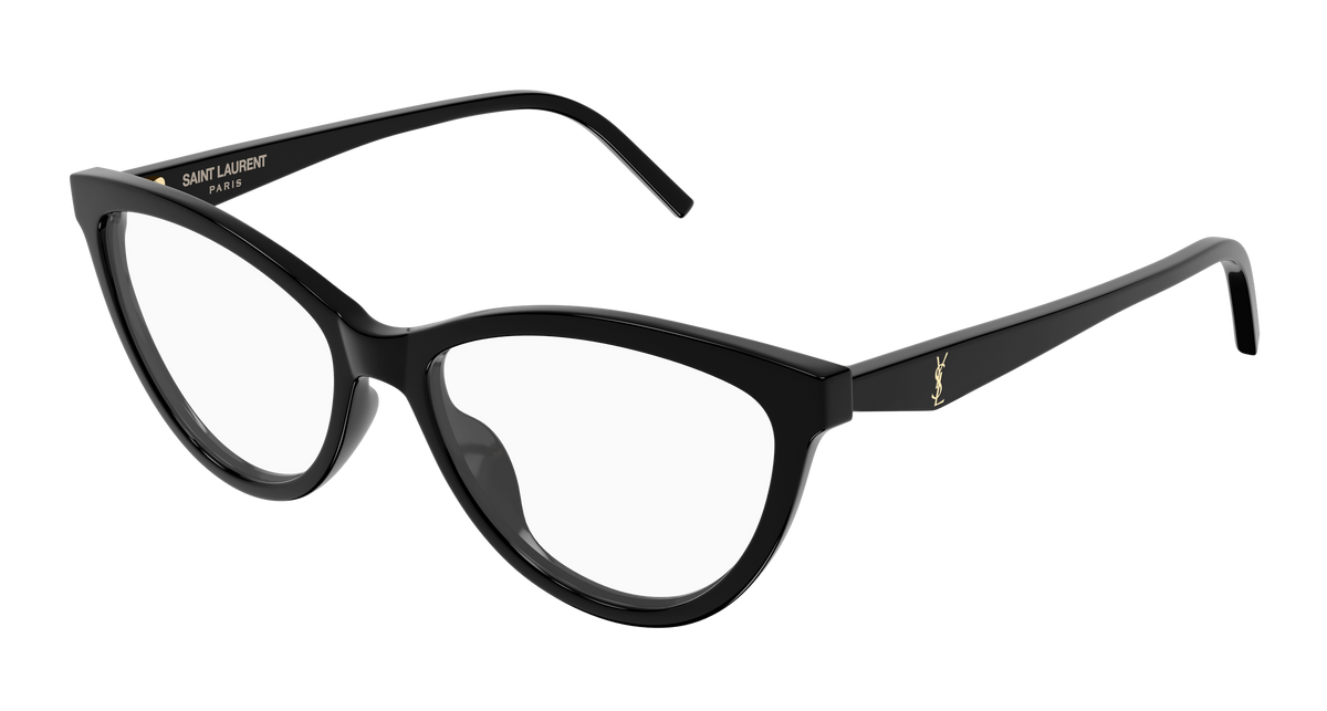 Saint Laurent Monogram SL M185 Noir 001 vue trois-quarts - Les Lunettes de Pauline