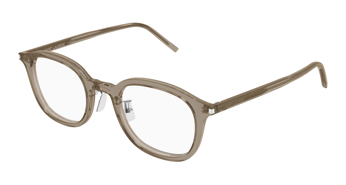 Saint Laurent Corner Angle SL 959/J Brun 003 vue trois-quarts - Les Lunettes de Pauline