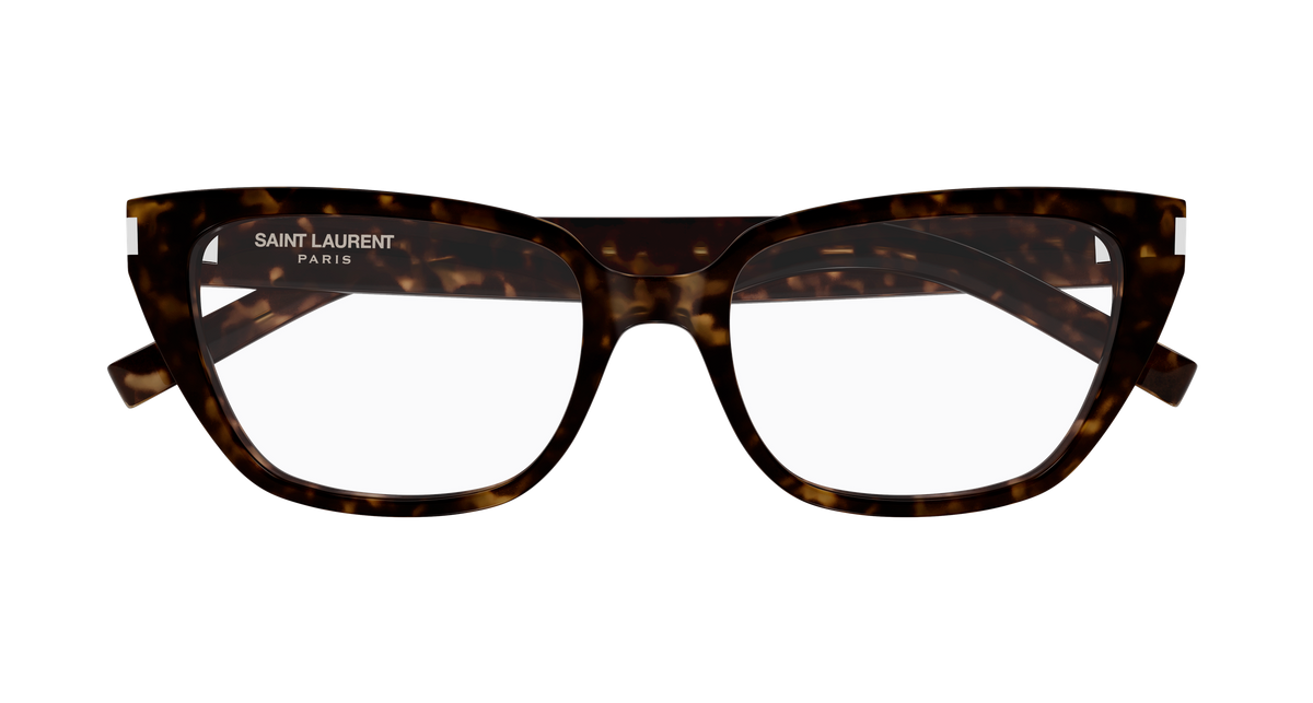 Saint Laurent Corner Angle SL 896 Havane 002 de face - Les Lunettes de Pauline