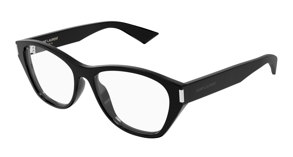 Saint Laurent Corner Angle SL 929 Noir 001 vue trois-quarts - Les Lunettes de Pauline