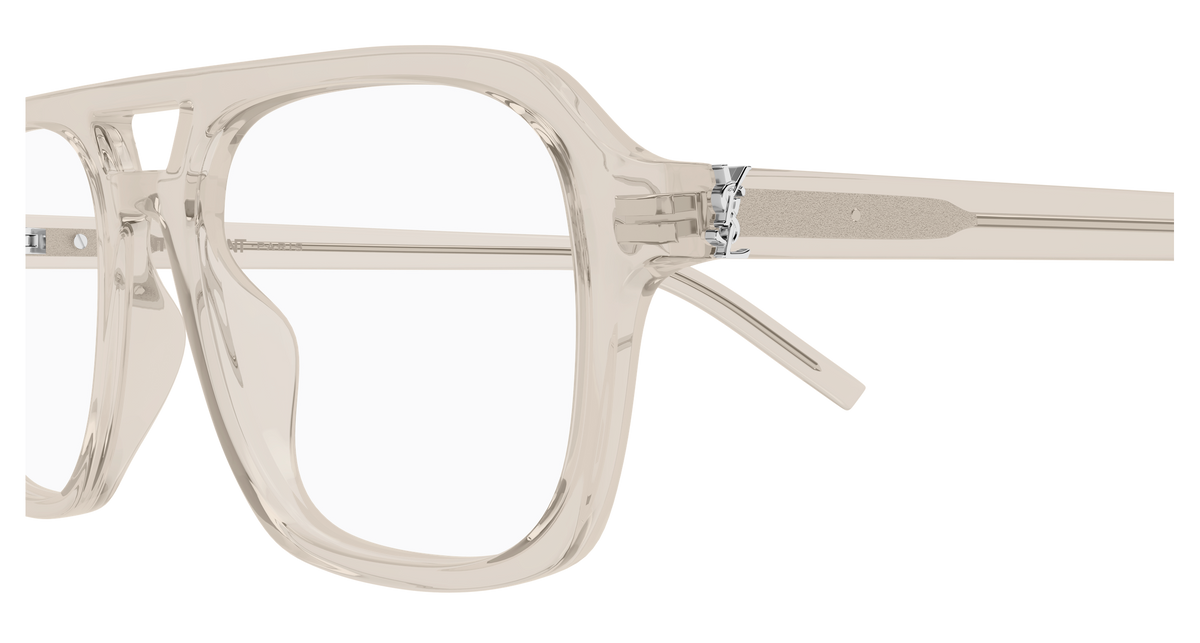 Saint Laurent Monogram SL M179 Beige 004 vue de profil - Les Lunettes de Pauline