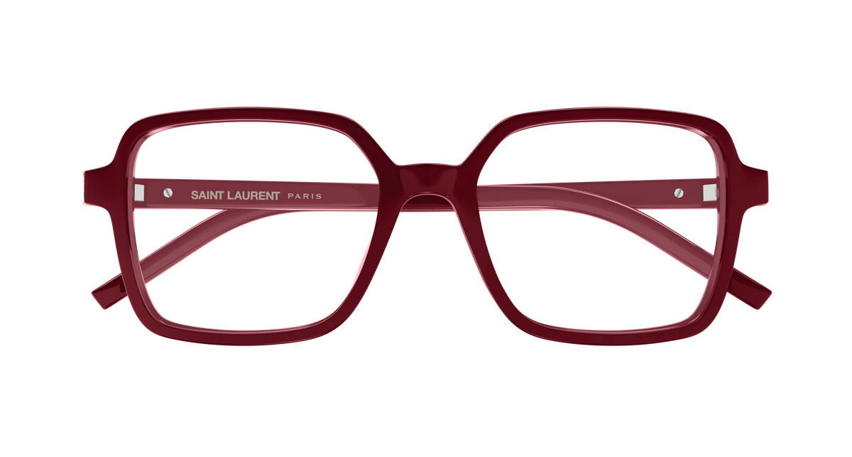 Saint Laurent Monogram SL M139 Bordeaux 008 de face - Les Lunettes de Pauline