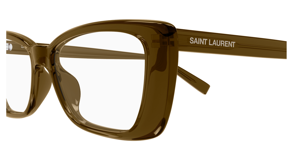 Saint Laurent SL Logo SL 943 OPT Brun 004 vue de profil - Les Lunettes de Pauline
