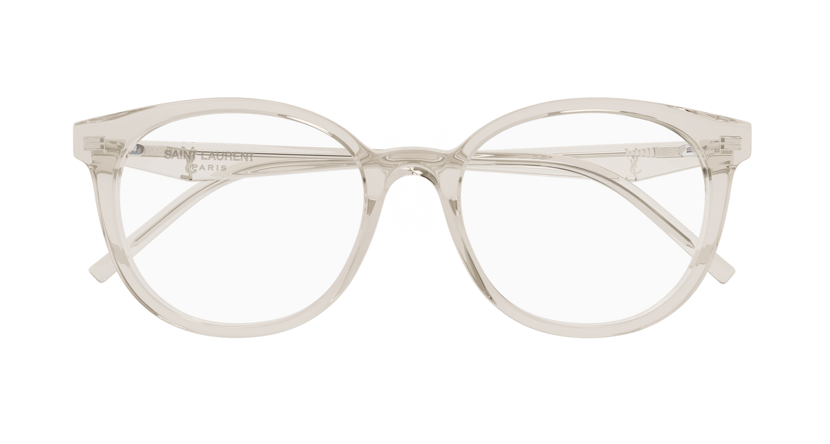 Saint Laurent Monogram SL M189/F Beige 004 de face - Les Lunettes de Pauline