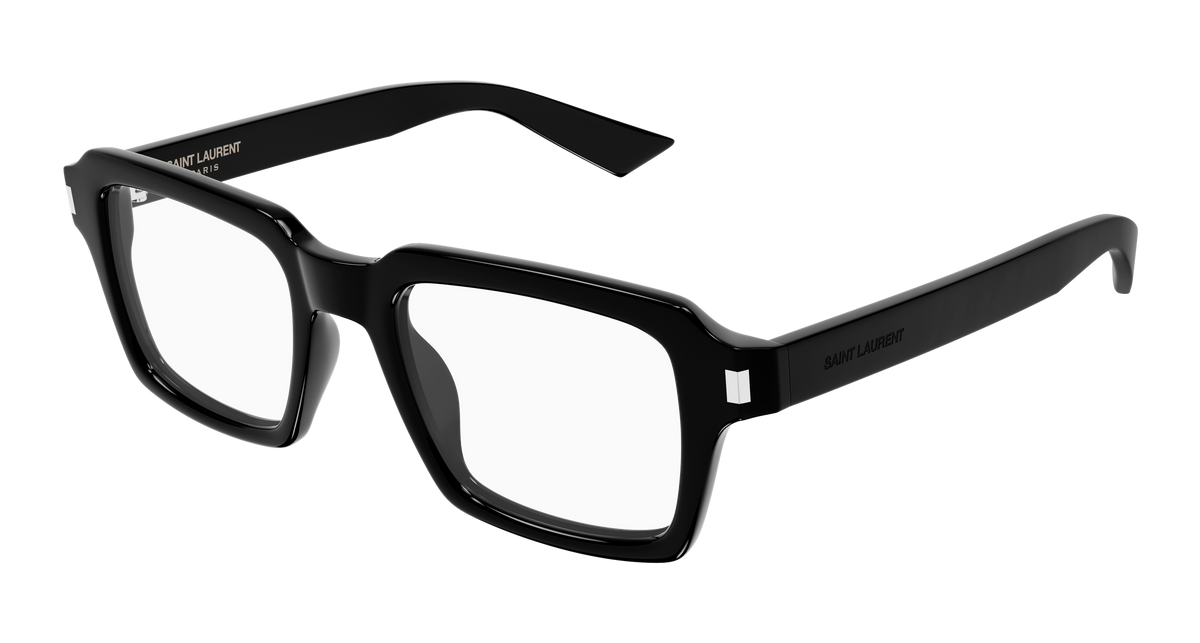 Saint Laurent Corner Angle SL 947 OPT Noir 001 vue trois-quarts - Les Lunettes de Pauline