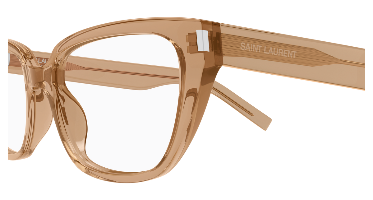 Saint Laurent Corner Angle SL 896 Brun 005 vue de profil - Les Lunettes de Pauline