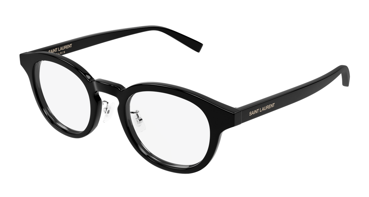 Saint Laurent SL Logo SL 907/F Noir 001 vue trois-quarts - Les Lunettes de Pauline