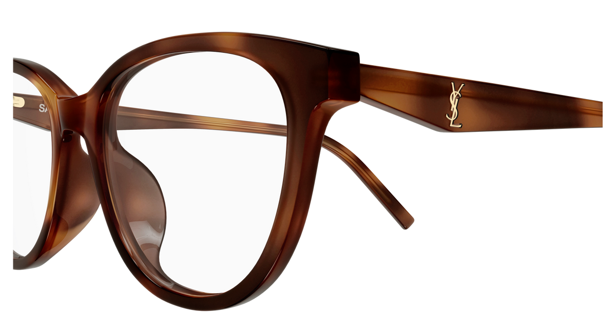 Saint Laurent Monogram SL M188/F Havane 003 vue de profil - Les Lunettes de Pauline