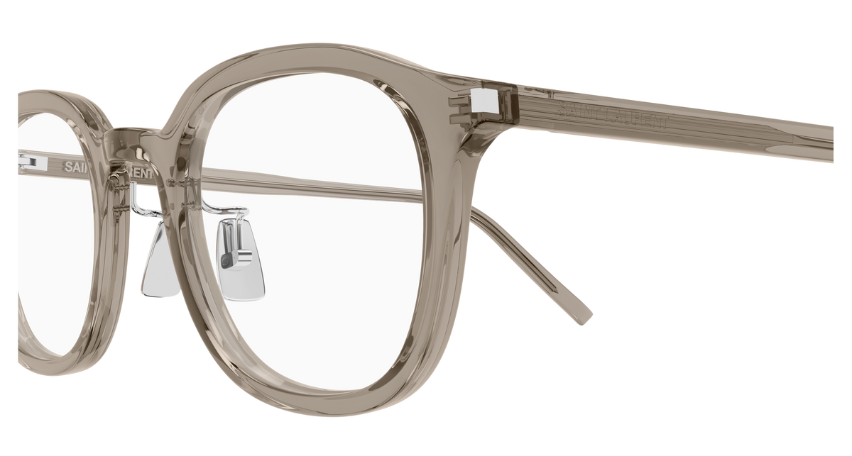 Saint Laurent Corner Angle SL 959/J Brun 003 vue de profil - Les Lunettes de Pauline
