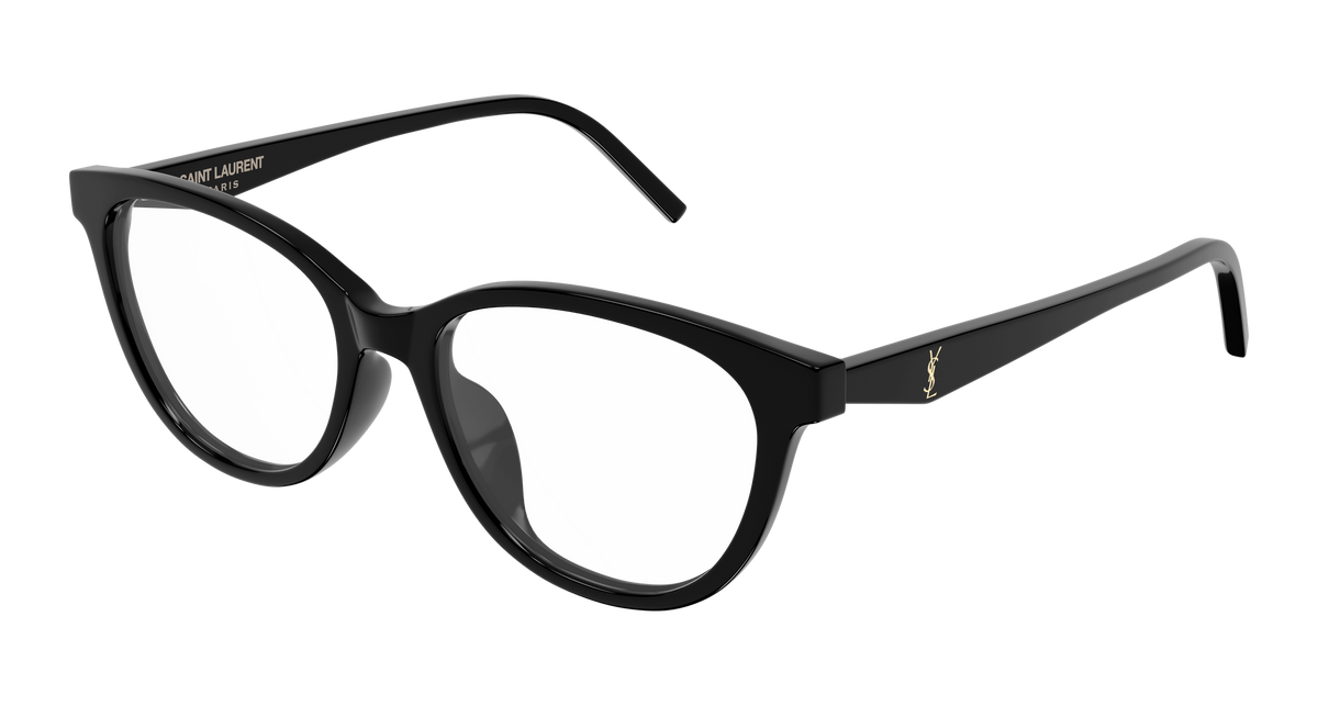 Saint Laurent Monogram SL M188/F Noir 001 vue trois-quarts - Les Lunettes de Pauline