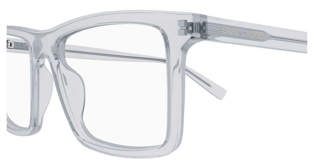 Saint Laurent SL Logo SL 906 Gris 003 vue de profil - Les Lunettes de Pauline