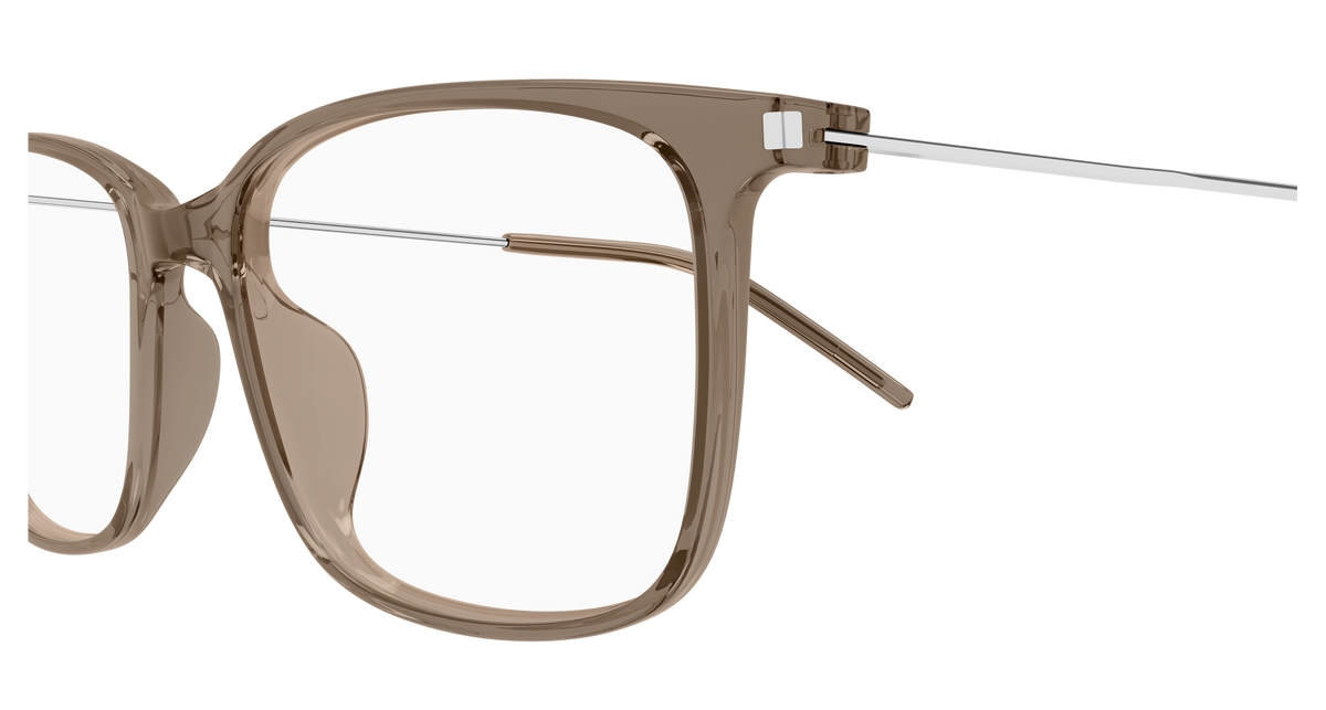 Saint Laurent Corner Angle SL 956 Havane 006 vue de profil - Les Lunettes de Pauline