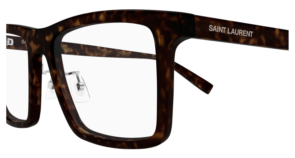 Saint Laurent SL Logo SL 906/F Havane 002 vue de profil - Les Lunettes de Pauline