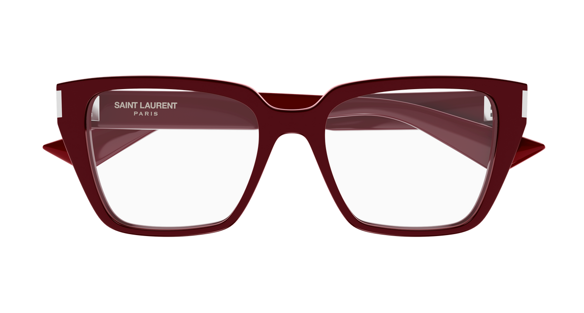 Saint Laurent Corner Angle SL 930 Rouge 006 de face - Les Lunettes de Pauline