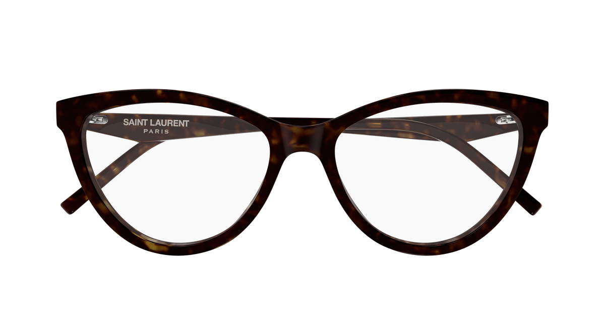Saint Laurent Monogram SL M185 Havane 002 de face - Les Lunettes de Pauline