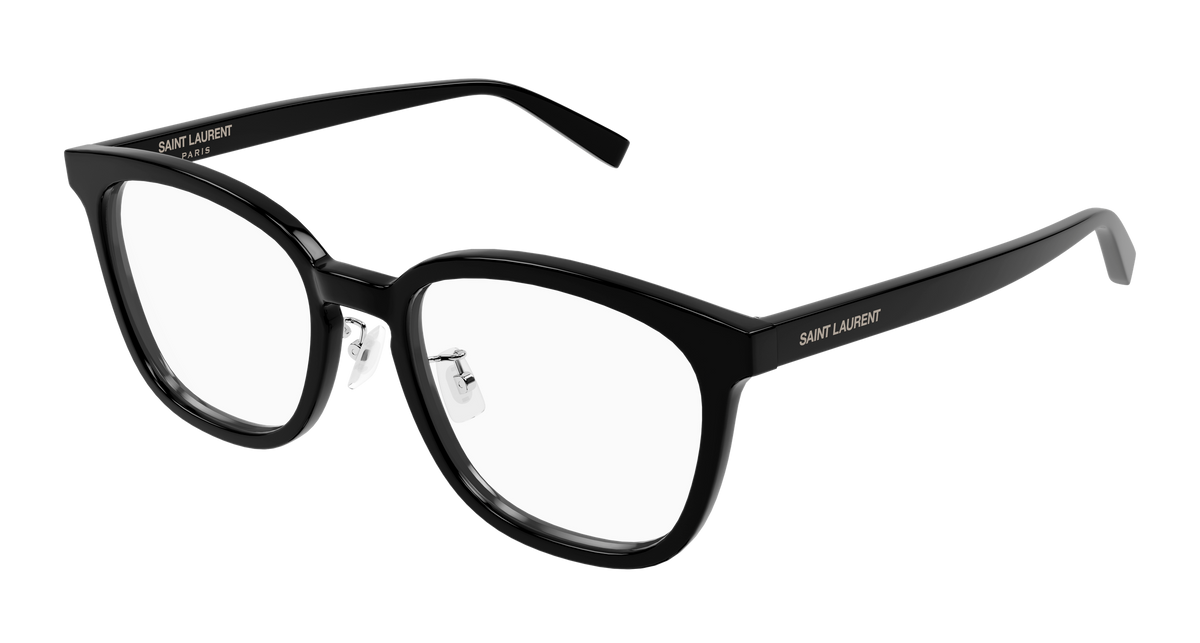 Saint Laurent SL Logo SL 917/F Noir 001 vue trois-quarts - Les Lunettes de Pauline