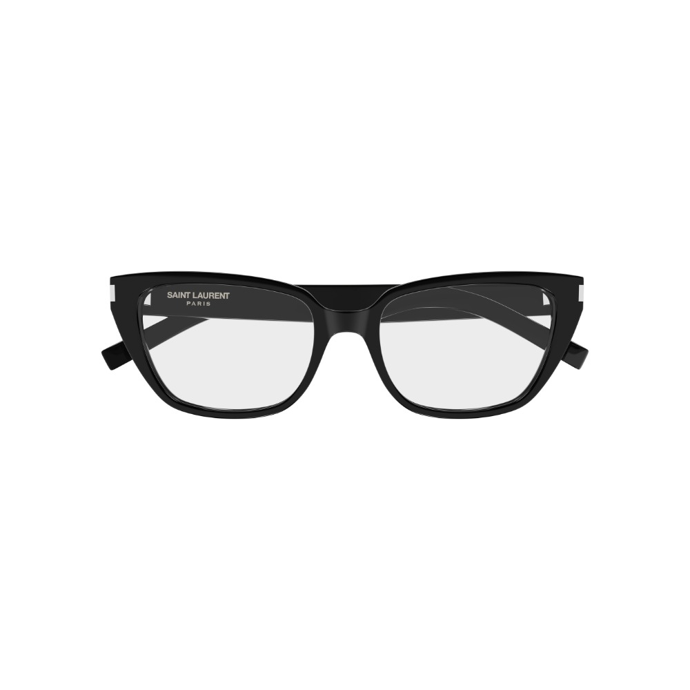 Saint Laurent Corner Angle SL 896 Noir 001 de face - Les Lunettes de Pauline