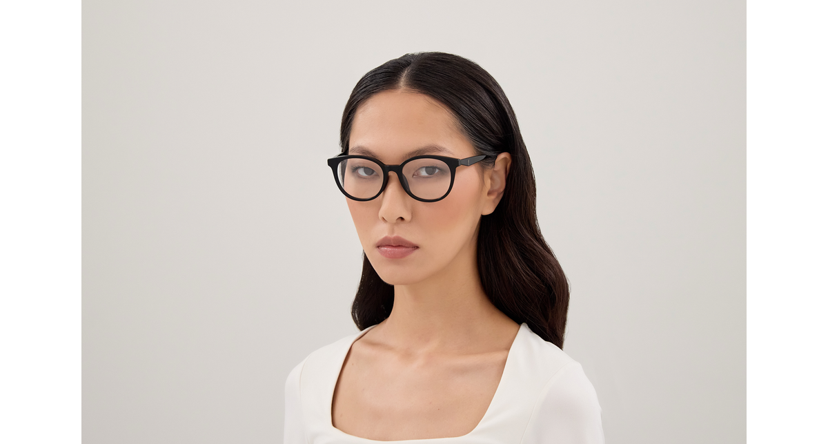 Saint Laurent Monogram SL M189/F Noir 001 portée - Les Lunettes de Pauline