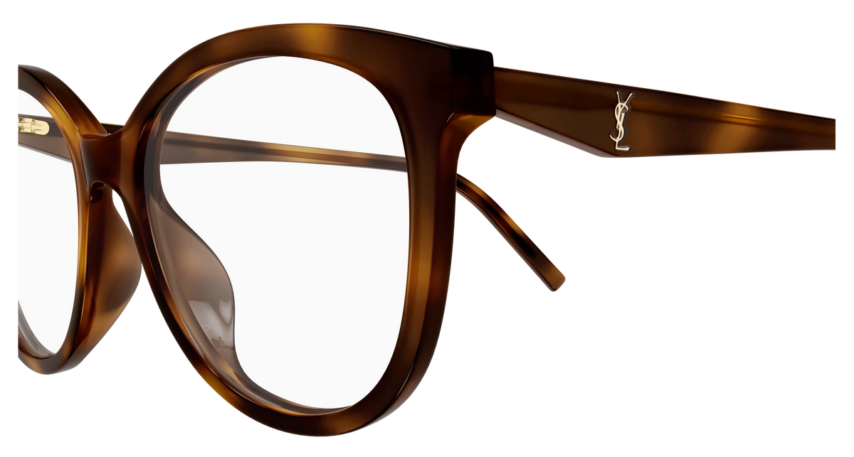 Saint Laurent Monogram SL M184 Havane 003 vue de profil - Les Lunettes de Pauline