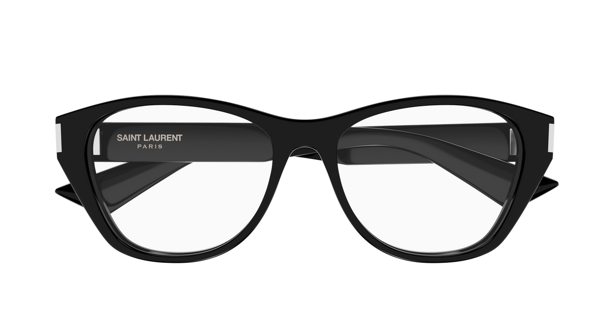 Saint Laurent Corner Angle SL 929 Noir 001 de face - Les Lunettes de Pauline