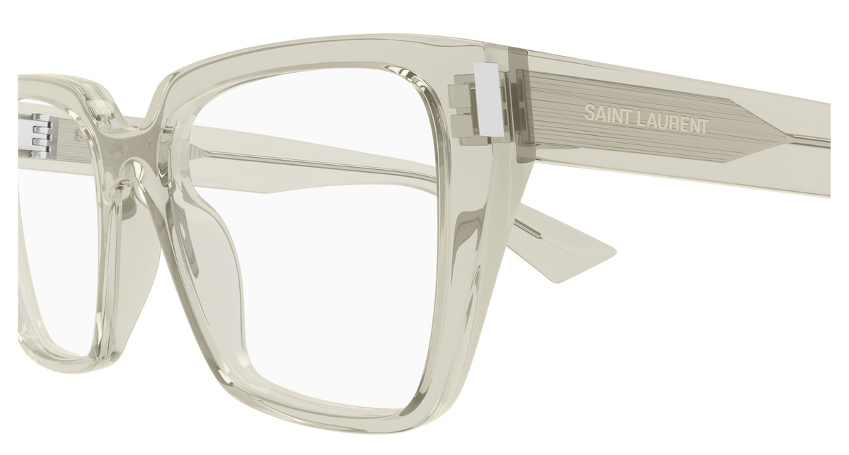 Saint Laurent Corner Angle SL 930 Vert 004 vue de profil - Les Lunettes de Pauline
