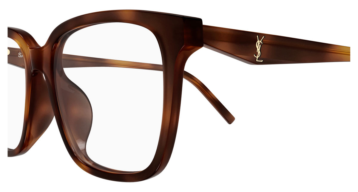 Saint Laurent Monogram SL M191/F Havane 003 vue de profil - Les Lunettes de Pauline