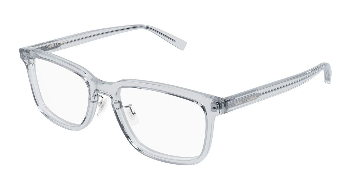 Saint Laurent SL Logo SL 916/F Gris 003 vue trois-quarts - Les Lunettes de Pauline