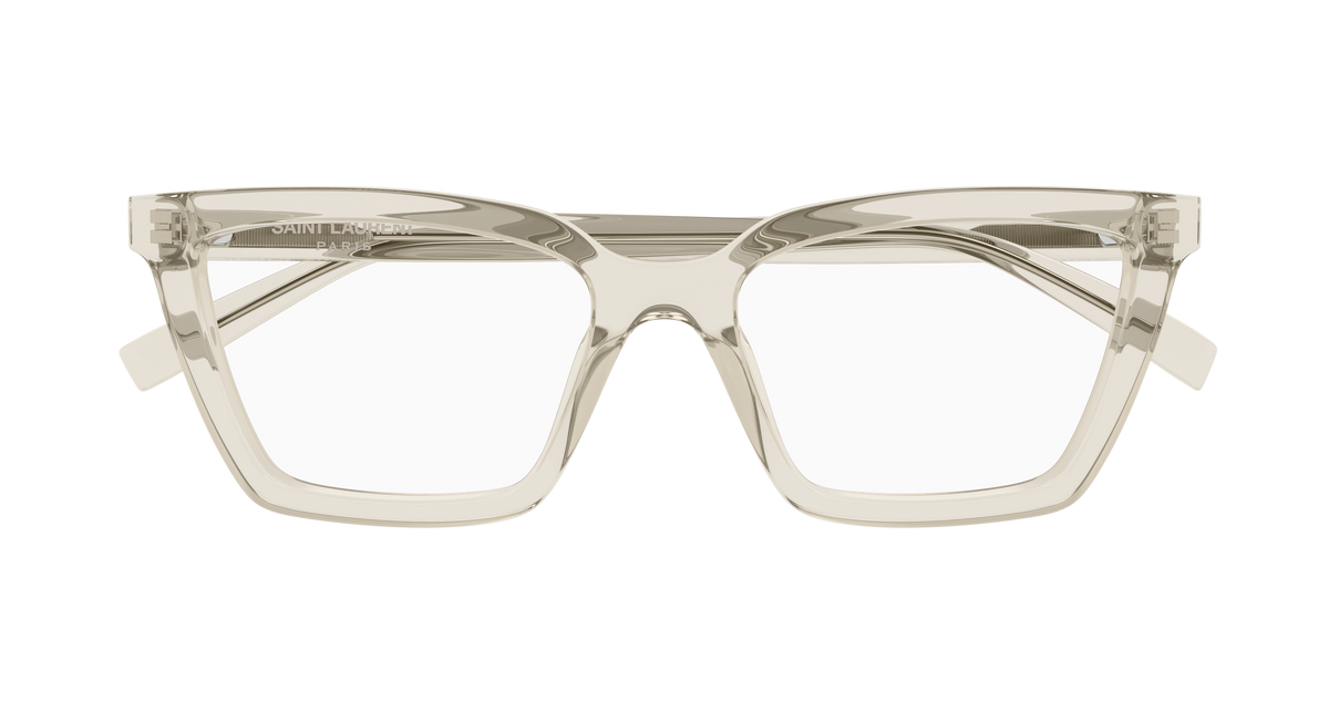 Saint Laurent SL Logo SL 912 Beige 004 de face - Les Lunettes de Pauline