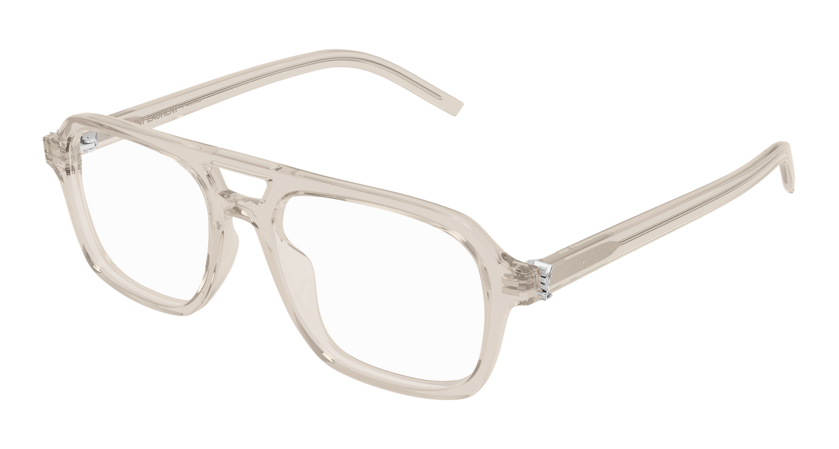 Saint Laurent Monogram SL M179 Beige 004 vue trois-quarts - Les Lunettes de Pauline
