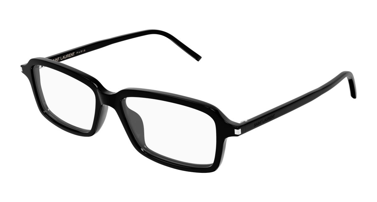 Saint Laurent Corner Angle SL 938 OPT Noir 001 vue trois-quarts - Les Lunettes de Pauline