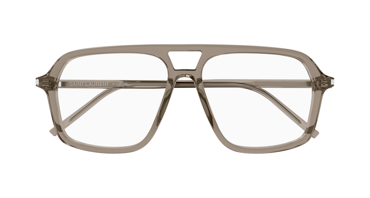 Saint Laurent Corner Angle SL 960 Brun 003 de face - Les Lunettes de Pauline