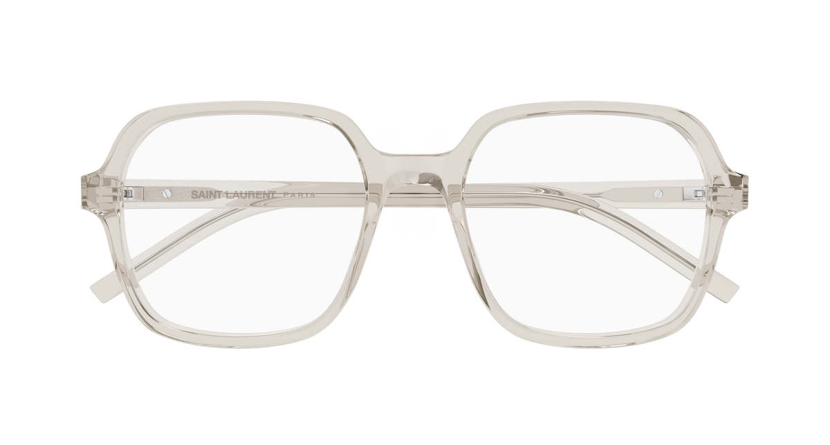 Saint Laurent Monogram SL M190 Beige 004 de face - Les Lunettes de Pauline