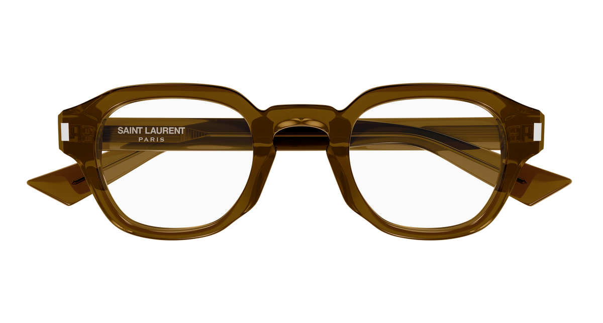 Saint Laurent Corner Angle SL 946 OPT Brun 003 de face - Les Lunettes de Pauline