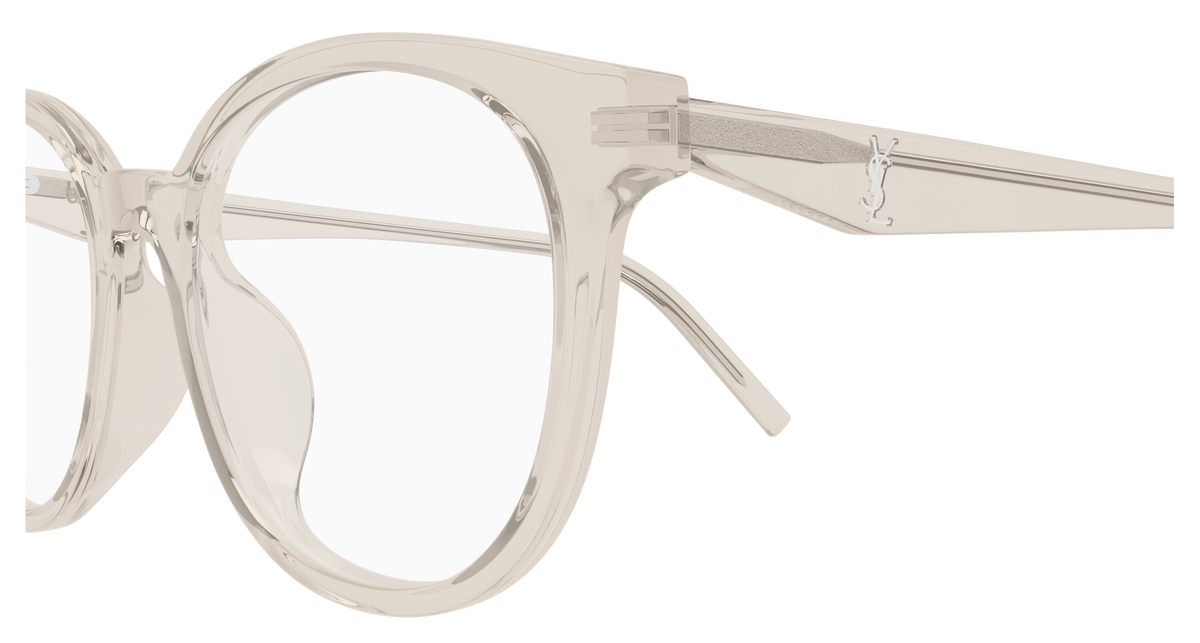 Saint Laurent Monogram SL M189/F Beige 004 vue de profil - Les Lunettes de Pauline