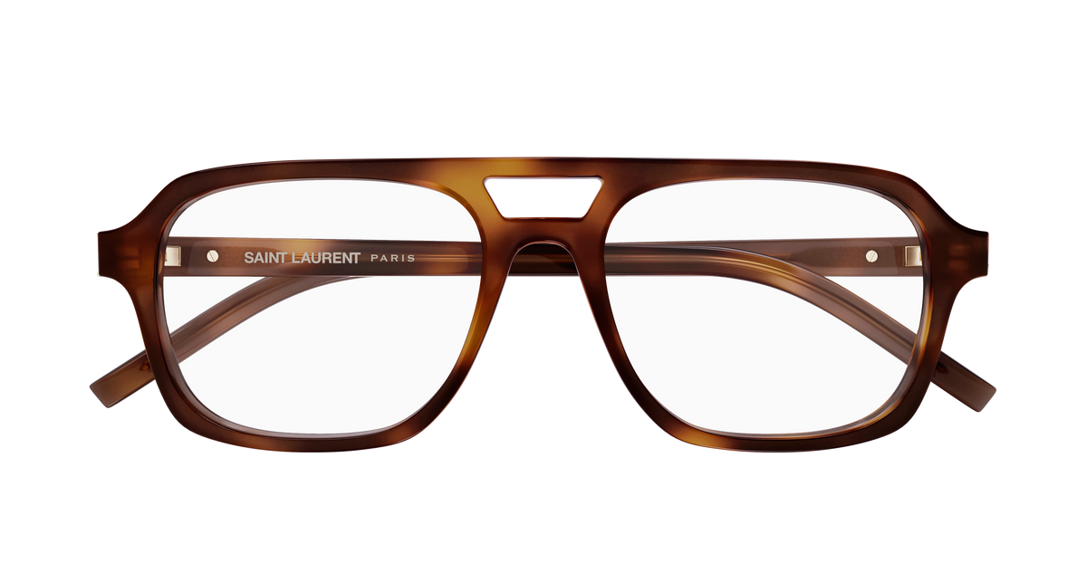Saint Laurent Monogram SL M179 Havane 003 de face - Les Lunettes de Pauline