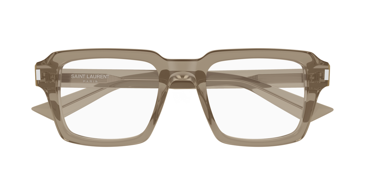 Saint Laurent Corner Angle SL 947 OPT Brun 005 de face - Les Lunettes de Pauline