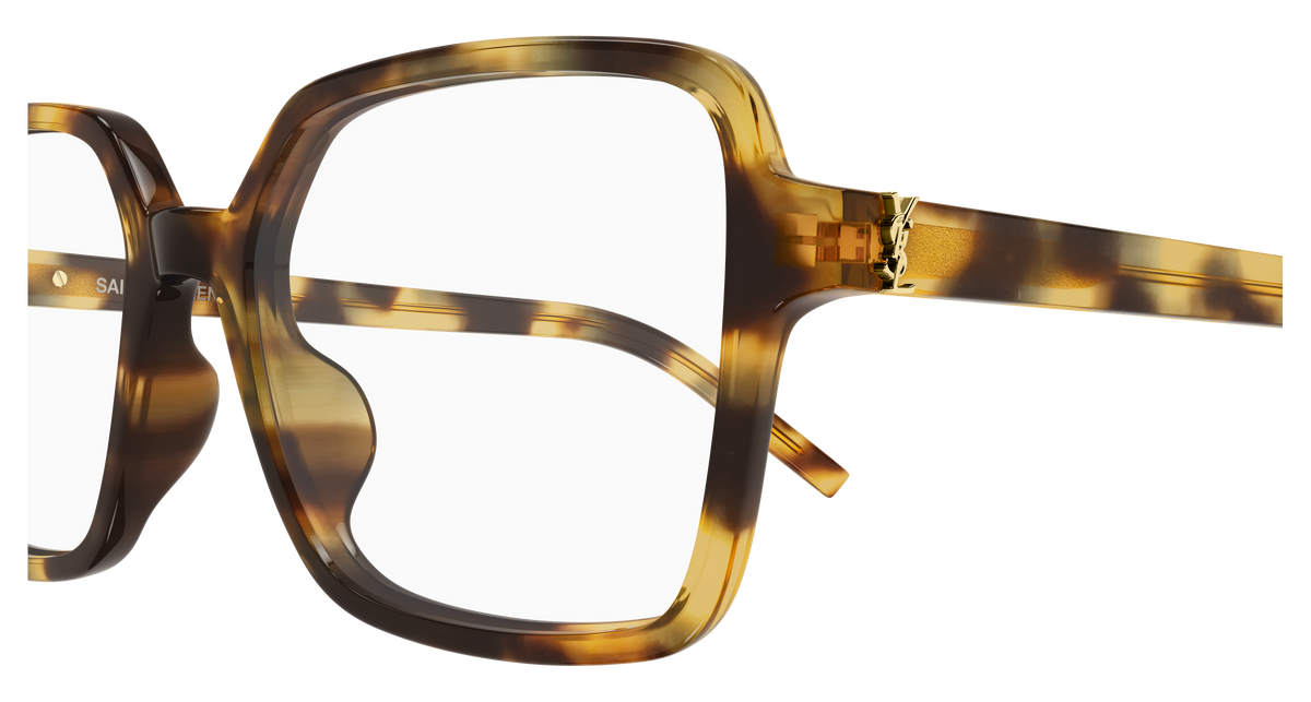 Saint Laurent Monogram SL M139 Havane 014 vue de profil - Les Lunettes de Pauline