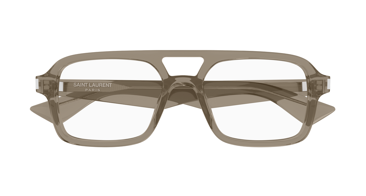 Saint Laurent Corner Angle SL 961 Brun 003 de face - Les Lunettes de Pauline