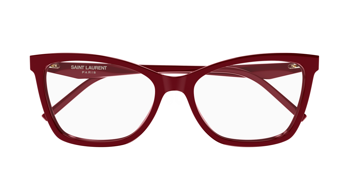 Saint Laurent Monogram SL M183 Rouge 005 de face - Les Lunettes de Pauline