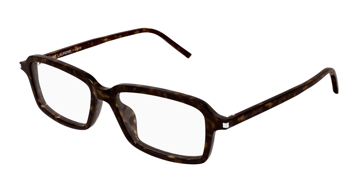 Saint Laurent Corner Angle SL 938 OPT Havane 005 vue trois-quarts - Les Lunettes de Pauline